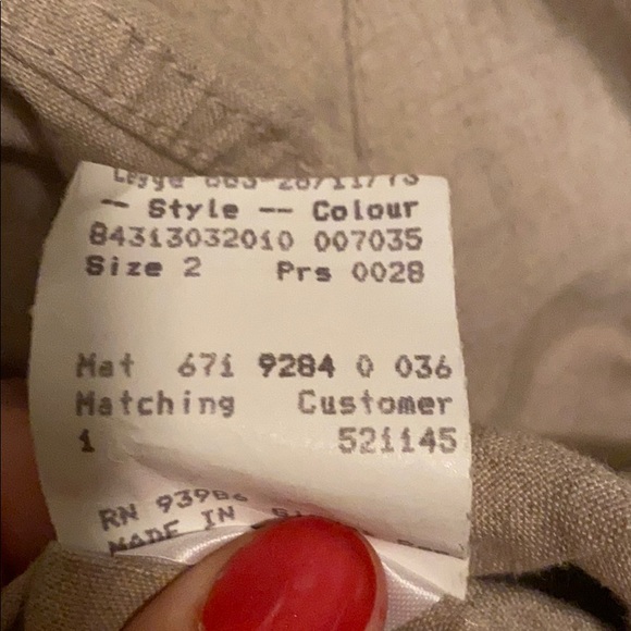 100% Linen Light Weight Coat - Picture 7 of 7